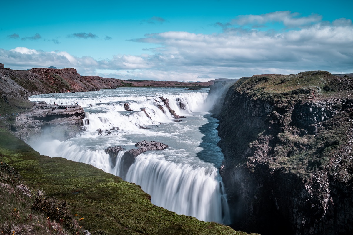Gullfoss waterval in de zomer | IJsland Tours